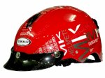 Mũ Bảo Hiểm Mikko N04 - Màu Đỏ Bóng - Tem Re