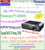 Máy Chiếu, Projector, Panasonic Pt-Ae8000, Panasonic Pt Ae8000, Full Hd, 3D View- Ưu Đãi Lớn