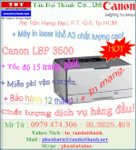 Máy In Laser, Canon Lbp 3500, Máy In Canon 3500, Máy In Laser Canon Lbp 3500, Dịch Vụ Hàng Đầu - Giá Rẻ Nhất