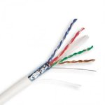 Cáp Mạng Amp Cat 5E Ftp 4 Đôi (Amp Category 5E Ftp Cable, 4-Pair, 24Awg, Solid, Pvc, 305M, White)