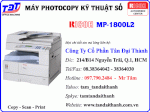 Photocopy Khổ A3 Ricoh Aficio Mp 1800L2 Giá Tốt, Copy-Print-Scan , Hàng Chính Hãng