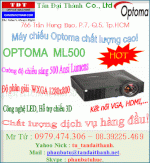 Máy Chiếu, Optoma Ml500, Projector Optoma Ml-500, Optoma Ml 500, Optoma Ml-500, Cam Kết Giá Rẻ Nhất