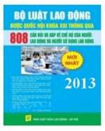 Bộ Luật Lao Động 2013, Sửa Đổi Bổ Sung, Mới Nhất, Bán Sách Tại Hà Nội