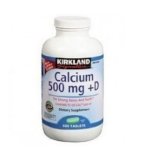 Calcium + Vitamin D, 500Mg, 600 Viên