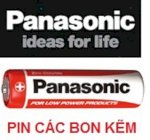 Pin Các Bon Kẽm Carbon Zinc Panasonic Thông Dụng 1.5V & 9V 