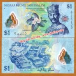 Tiền Giấy Thế Giới Sưu Tầm : Tiền Giấy Brunei