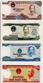 Đổi Tiền Cotton 10 20 50 100 Ngàn Đồng Việt Nam Mới 100%