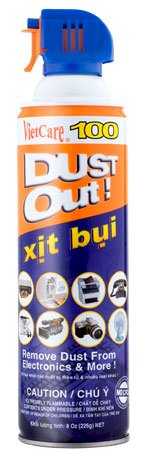 Bình Xịt Bụi Vietcare 100 Dust Out - Giải Pháp Trị Bụi Cho Mọi Thiết Bị Gia Đình