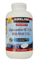 Thực Phẩm Bổ Sung Kirkland Signature Glucosamine Hcl 1500Mg With Msm 1500Mg (375 Viên)