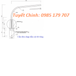 Cần Đèn Đơn Chụp Đầu Cột Bê Tông 2,5M | 2,7M | 3,7M.