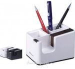 Deli Tape Dispenser & Pen Holder - Hộp Đựng Bút Có Cắt Keo Deli 809