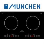 Bếp Điện Từ Munchen M-50 , Bếp 2 Từ Thiết Kế Sang Trọng Tinh Tế Dễ Sử Dụng 