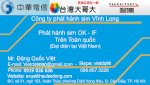 Sim Dai Loan Cho Lao Động Làm Việc Tại Đài Loan
