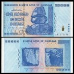 Zimbawe - Mệnh Giá Lớn Nhât Thế Giới