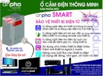 Anpha Smart - Ổ Cắm Điện Thông Minh - Tự Động Ngắt Điện, Tự Động Đóng Điện