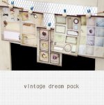 Sticker Nhãn Tag Trang Trí Handmade Vintage Dream Pack