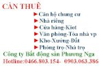 Cần Tìm Thuê Chung 106 Hoàng Quốc Việt.