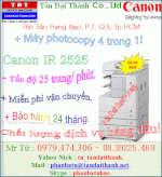 Máy Photocopy, Canon Ir 2525, Canon Ir 2520, Canon Ir 2420L, Canon Ir 2422L, Canon Ir 1024, Giá Ưu Đãi Lớn!