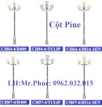 Cột Đèn Đế Gang Pine / Ch04-4 / D400 / Tulip / Ch07-4