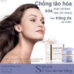 Kem Dưỡng Trắng Da, Dành Cho Da Lão Hóa Sakura Anti-Wrinkle Whitening Cream