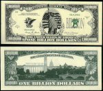 1 Tỷ Đô La Mỹ, 1 Triệu Đô La Mỹ - Tiền Lưu Niệm Playmoney