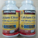 Kirkland Calcium Citrate With 500Mg Of Calcium (Plus Vitamin D3, Magnesium & Zinc) Cung Cấp Canxi Và Tăng Cường Khả Năng Hấp Thụ Canxi, Kẽm, Magiê... - Hàng Mỹ