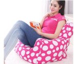 Ghế Lười Hạt Xốp Hình Quả Lê, Hình Thuyền, Sofa Tiện Lợi