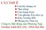 Cần Thuê Nhà Nguyên Căn, Văn Phòng Quận Huyện Hà Nội