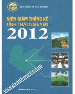 Sách Niên Giám Thống Kê Tỉnh Thái Nguyên Năm 2012, Phát Hành Mới Nhất 2013