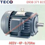 Động Cơ Điện Teco, Motor Teco Aeev-4P-1Hp