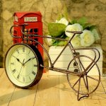 Đồng Hồ Để Bàn Trang Trí Timing Bicycle