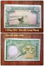 5 Đồng 1955 Và 1 Đồng 1956