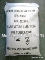 Sodium Thiosulfate 99% Min - Hóa Chất Thiosulfate
