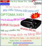 Máy Chiếu, Projector, Optoma X401, Optoma W401, Optoma X635, Optoma W635, Optoma W501, Cam Kết Giá Rẻ Nhất