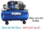 Van: Máy Nén Khí Puma 1Hp (0.75Kw), Model Pk1090-1Hp, Px1090-1Hp , Call: 0973.07.36.07
