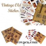 Bán Vintage Old Stamp Sticker Set