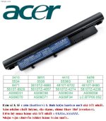 Bán Pin (Battery) Laptop Acer Aspire: 3410, 3810,3811, 4410, 5410, 5534, 5538, 8371, 8471, ... Pin (Battery) Laptop Giá Rẻ Nhất Tại Tp Hcm (Sài Gòn), Sản Phẩm Mới 100%, Bh 09 Th.