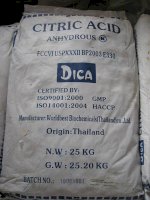 Acid Citric Anhydrous Dica