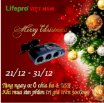 Sạc Pin Điện Thoại Trên Ô Tô Lifepro L918-Cc