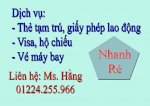 Hộ Chiếu-Visa Visa Đi Hongkong Trung Quốc 0913 07 85 89 Or 01224 255 966
