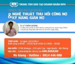 Khóa Học Nghệ Thuật Thu Hồi Công Nợ Và Kỹ Năng Giãn Nợ Tại Hải Phòng, Ts Lê Thẩm Dương