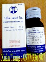 Thuốc Podophyllin Chữa Bệnh Sùi Mào Gà