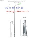 Cột Thép Đế Gang Dp01 ,Dc05B ,Cột Thép Bát Giác 6M,7M,8M,9M
