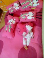 Bộ Đệm Thú Bông Hello Kitty Kèm Gối