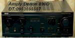 Bán Amply Denon Nghe Nhạc Dj - Nhạc Sàn Bass Cực Mạnh Denon 890D Made In Japan