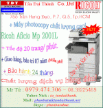 Máy Photocopy, Ricoh Aficio Mp 2001L, Ricoh Aficio Mp 2001Sp