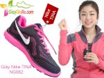 Giày Thể Thao Nữ Nike Tina Nk061 Hồng Đen
