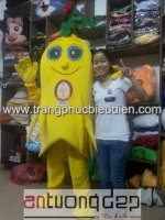 May Trang Phục Thú Hở Mặt ,Thú Rối ,Mascot Trái Cây Các Loại