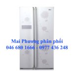 Tủ Lạnh Sbs Lg Gr-B227Bpj- 581L, 2 Cánh, Trắng Hoa Văn