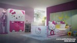 Những Mẫu Giường Ngủ Hello Kitty Cho Trẻ Em